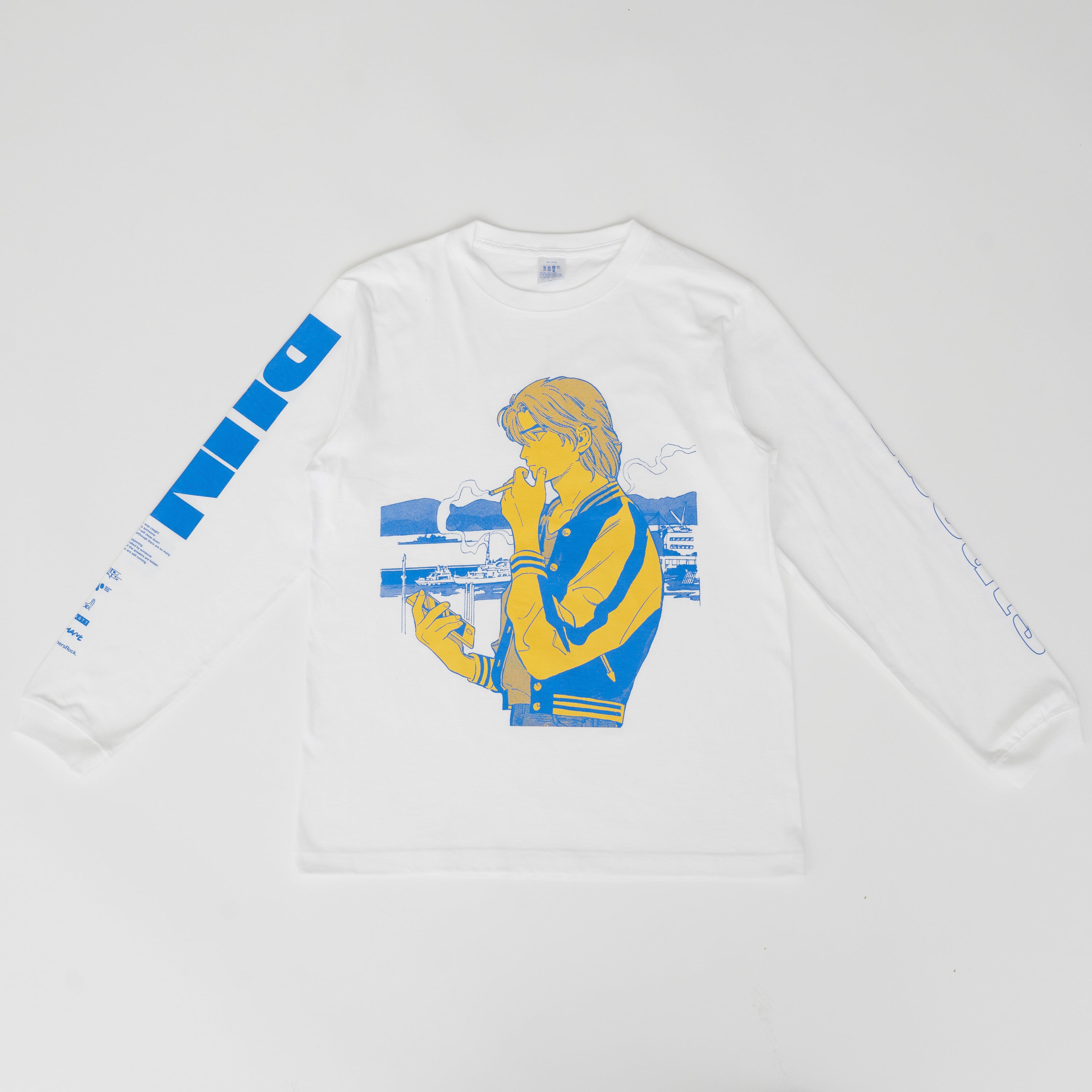 10th anniv. 「RUN」Long Sleeve T-Shirt WHITE – ワーナー 