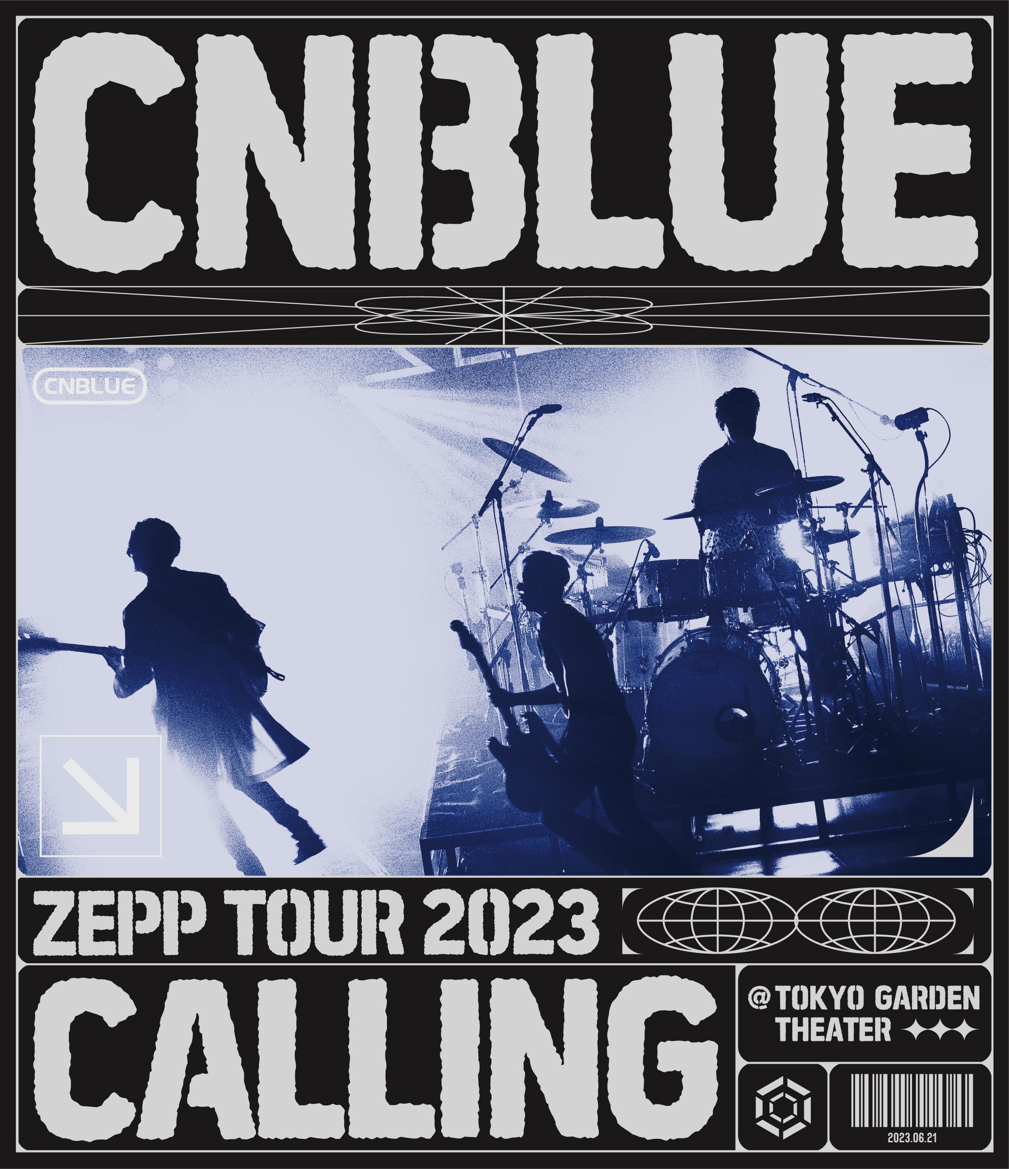 CNBLUE　2023　THEATER(通常盤　ZEPP　GARDEN　@TOKYO　Blu-ray)　TOUR　ワーナーミュージック・ストア　～CALLING～　–