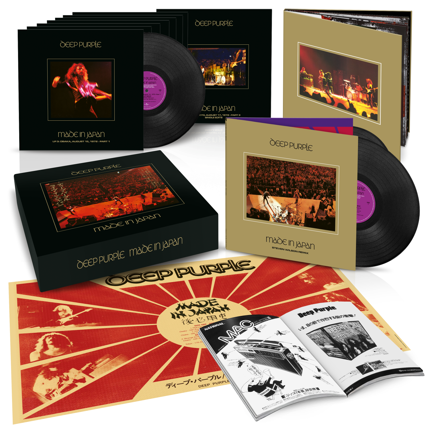Deep Purpleレコード詰め合わせ(すべて新品) MADE IN JAPAN (SUPER DELUXE EDITION) [10LP VINYL BOX