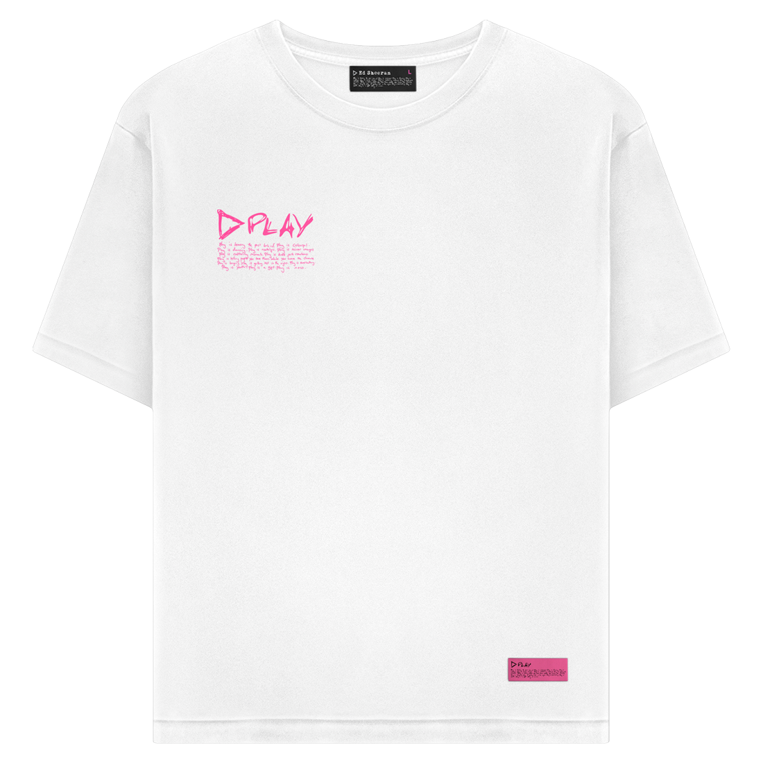 プレイ・ホワイトTシャツ