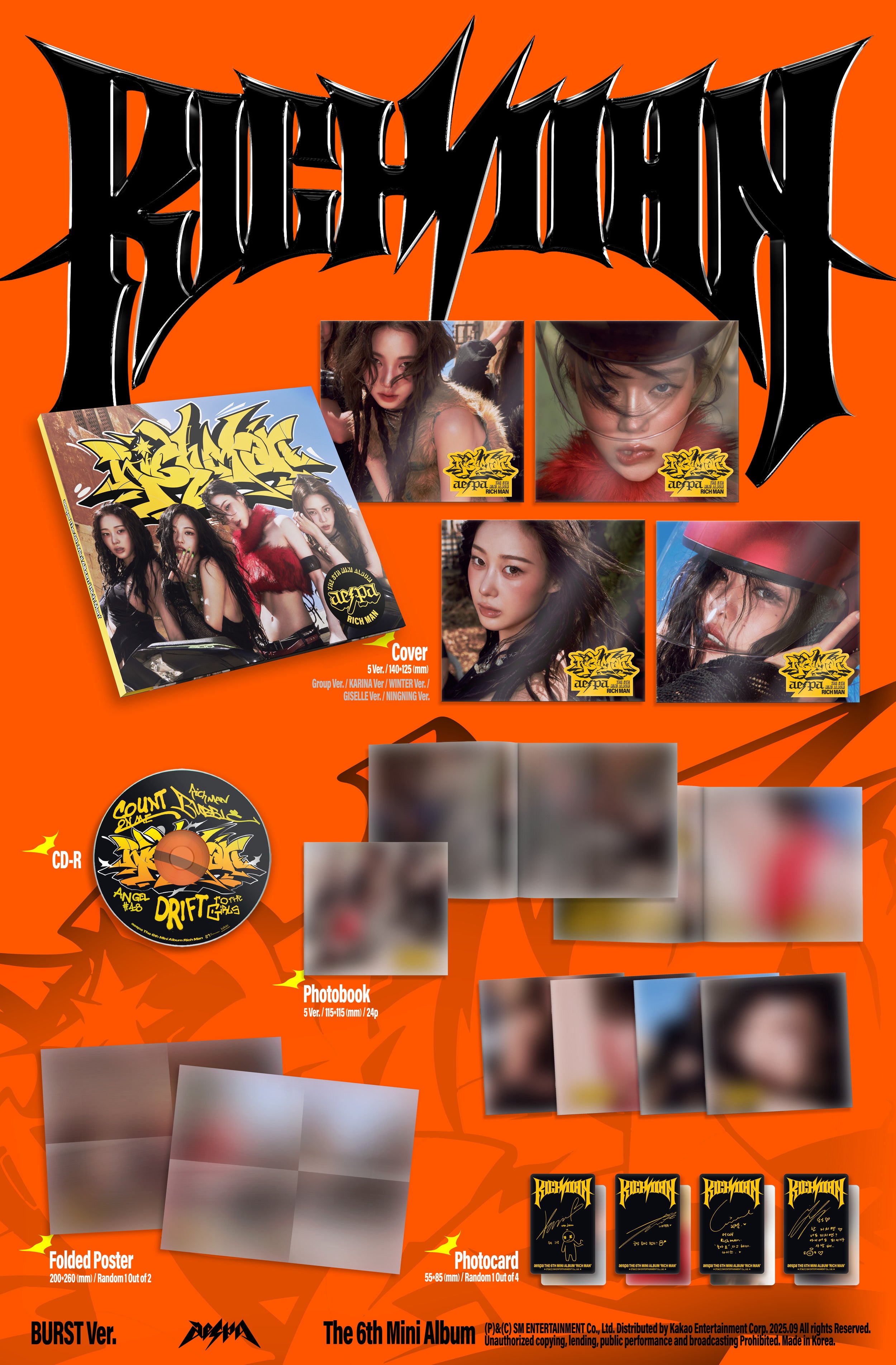 The 6th Mini Album ‘Rich Man’ (BURST Ver.)