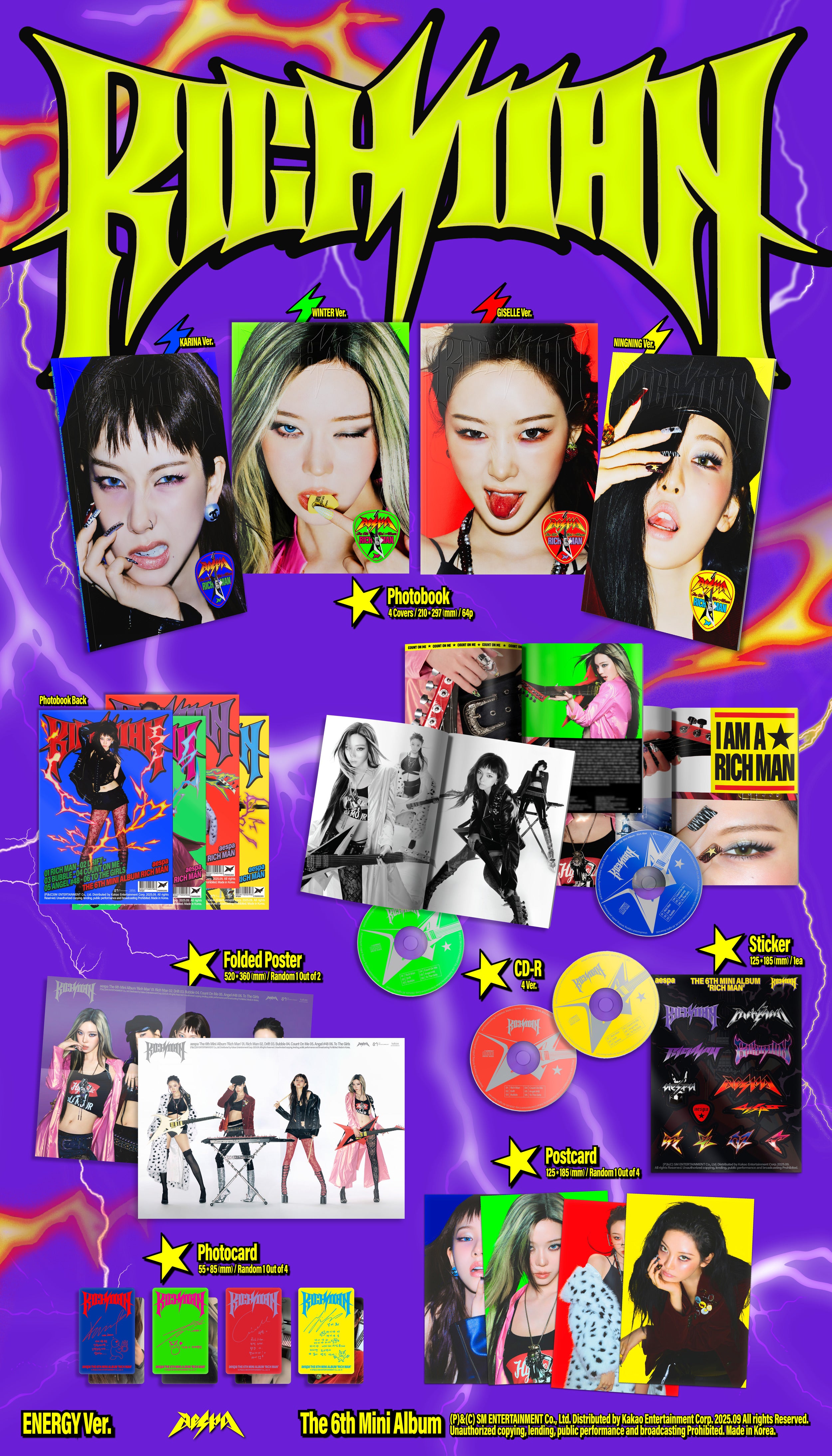 The 6th Mini Album ‘Rich Man’ (ENERGY Ver.)