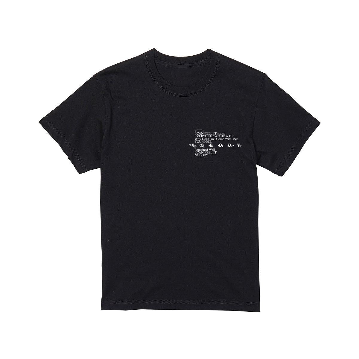NOBODY T-Shirts BLACK