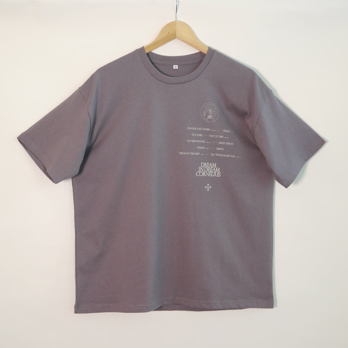 夢中夢 TOUR T-SHIRT (cement×white)