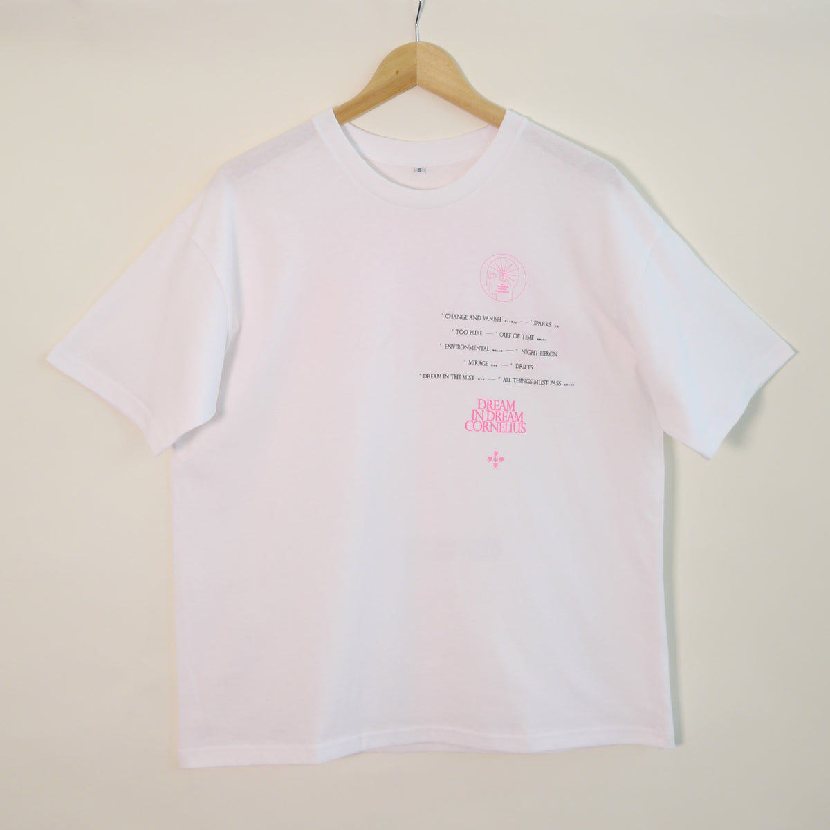 夢中夢 TOUR T-SHIRT (white×pink)