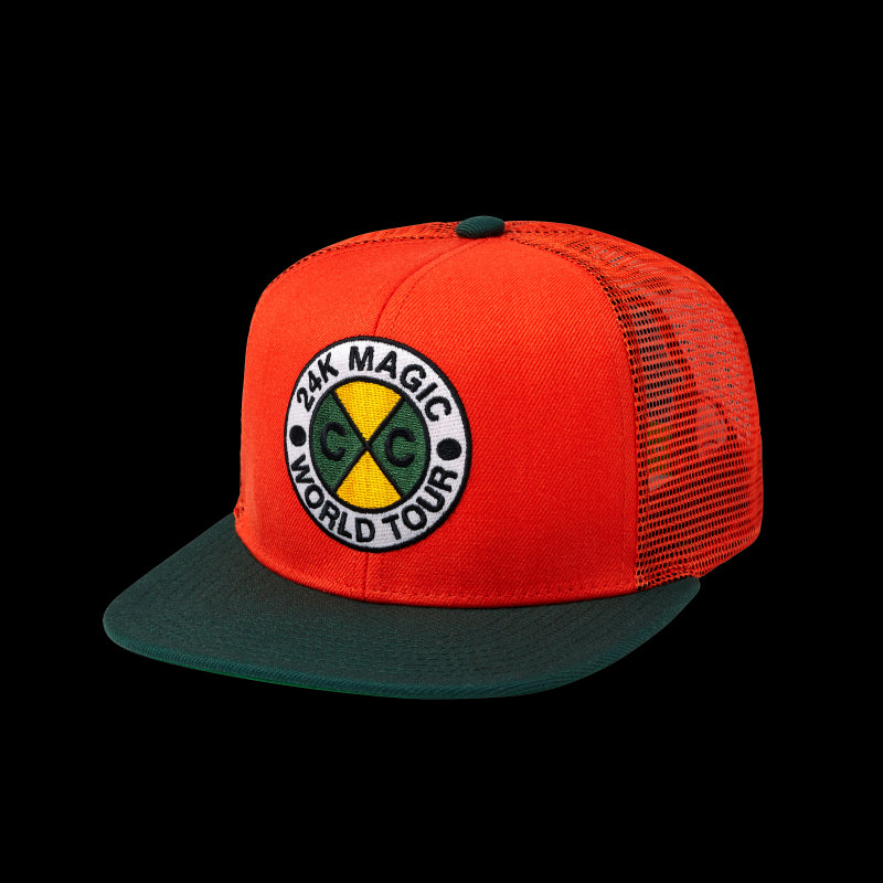 24K CXC スナップバック・キャップ (オレンジ)