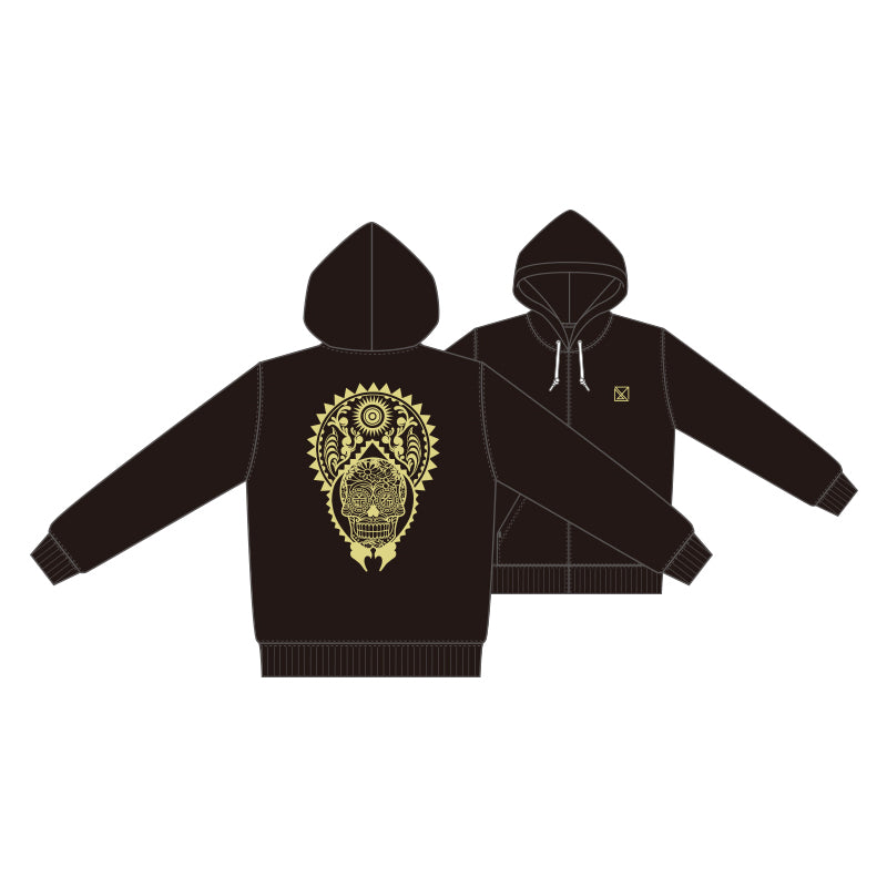 ジップパーカー