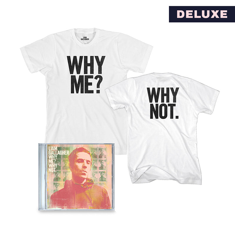 Why Me? Why Not.【国内盤CD(初回封入特典入り)】+限定Tシャツセット – ワーナーミュージック・ストア