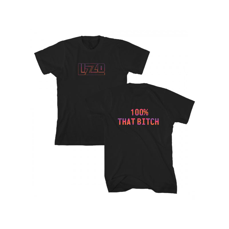 100%パーセントTシャツ(黒)