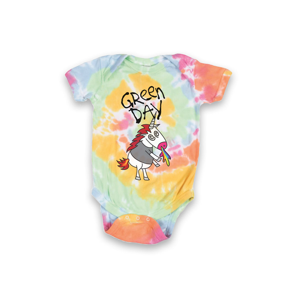 ユニコーン・タイダイ・ロンパース