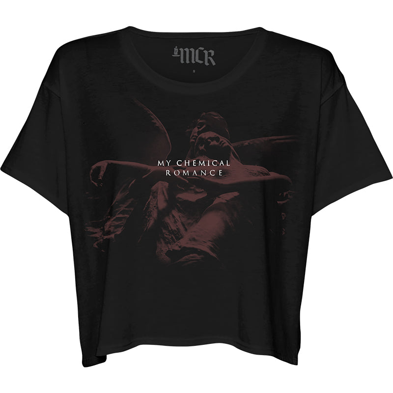 エンジェル・クロップ・トップ・Tシャツ