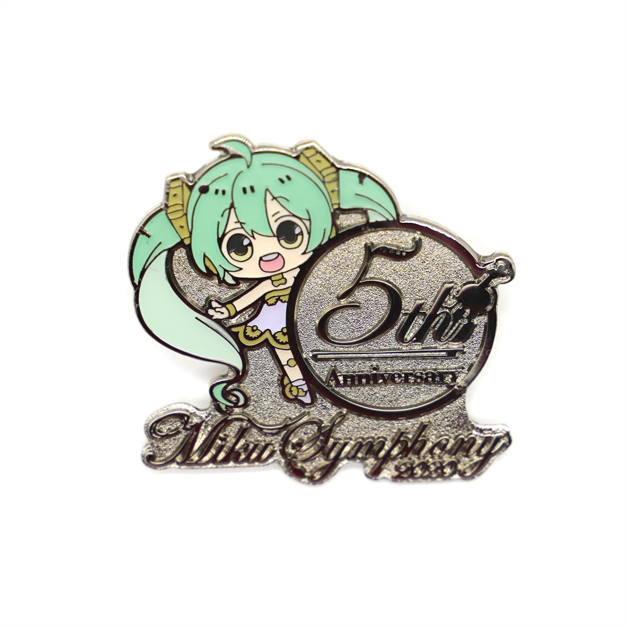 5th Anniversary シルバーピンバッジ