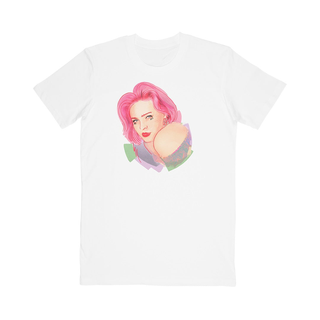 Cartoon Portrait White Tシャツ