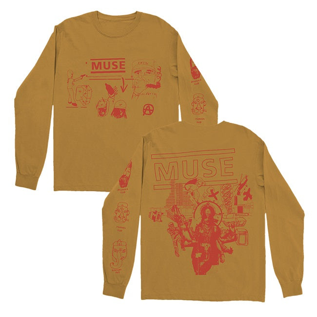 Sketches of Symmetry ロングスリーブ Tシャツ