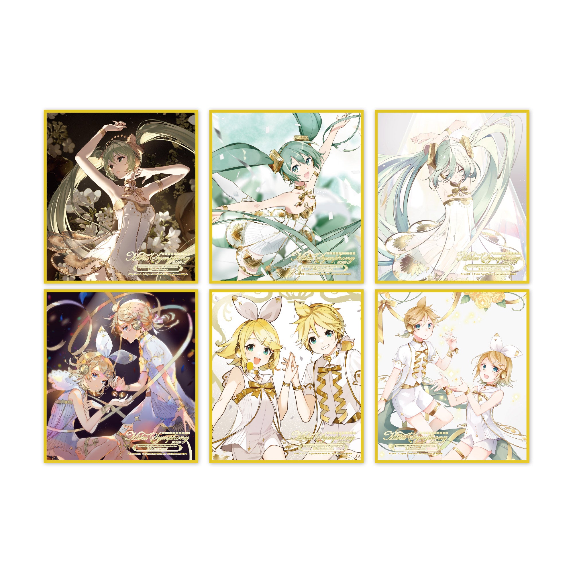 初音ミクシンフォニー2022 ミニ色紙セット