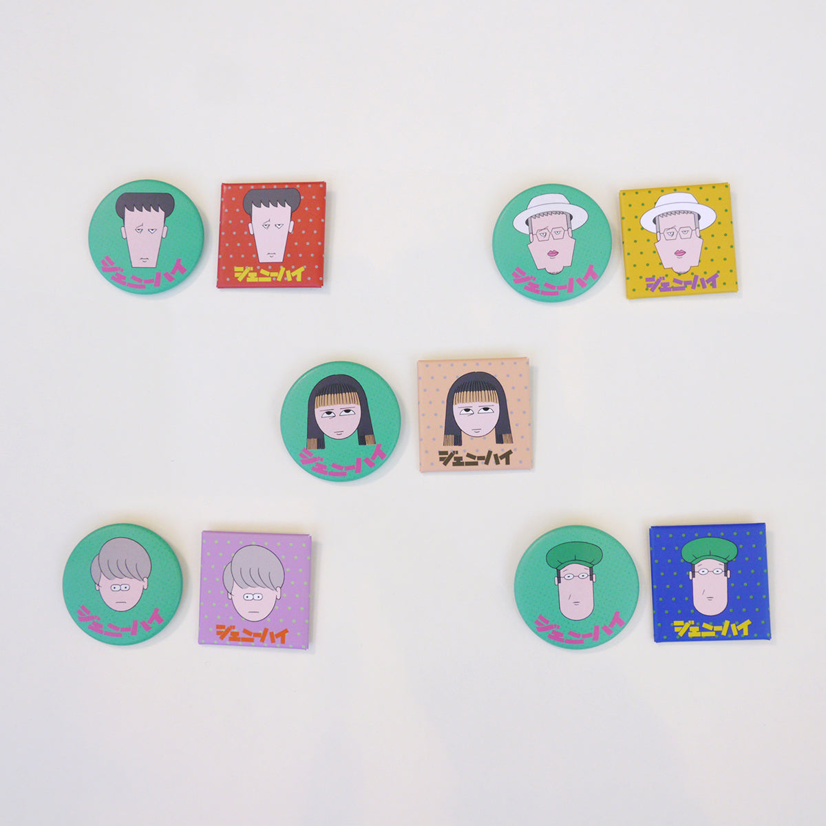 ジェニーハイマット缶バッジ(ランダム/全10 種)