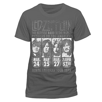 ice grey t mens HEAVIEST BAND IN WORLD GRAY