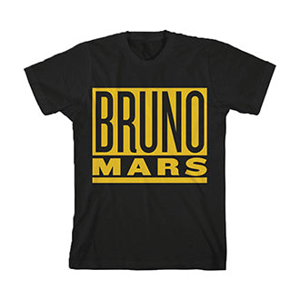 Block Bruno Slim Fit T-Shirt Black/Gold