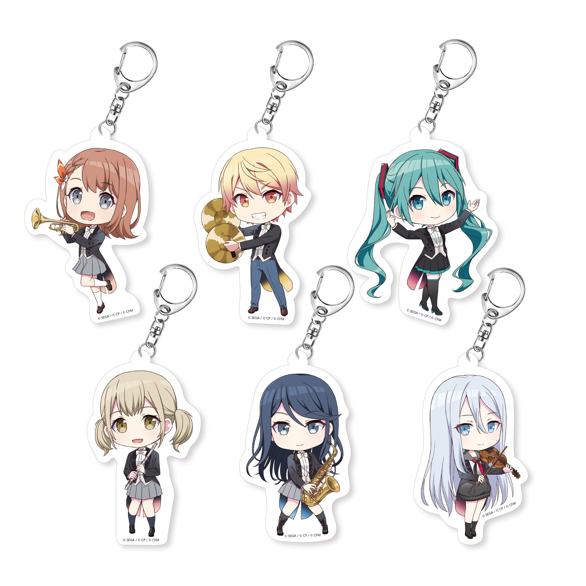 トレーディングアクリルキーホルダー