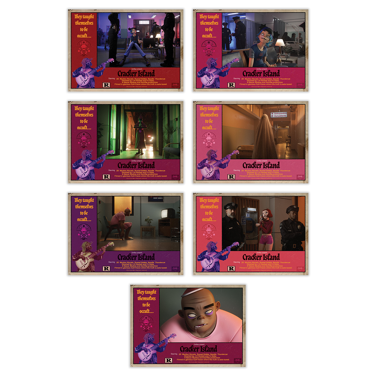 Gorillaz A4|lobby card セット