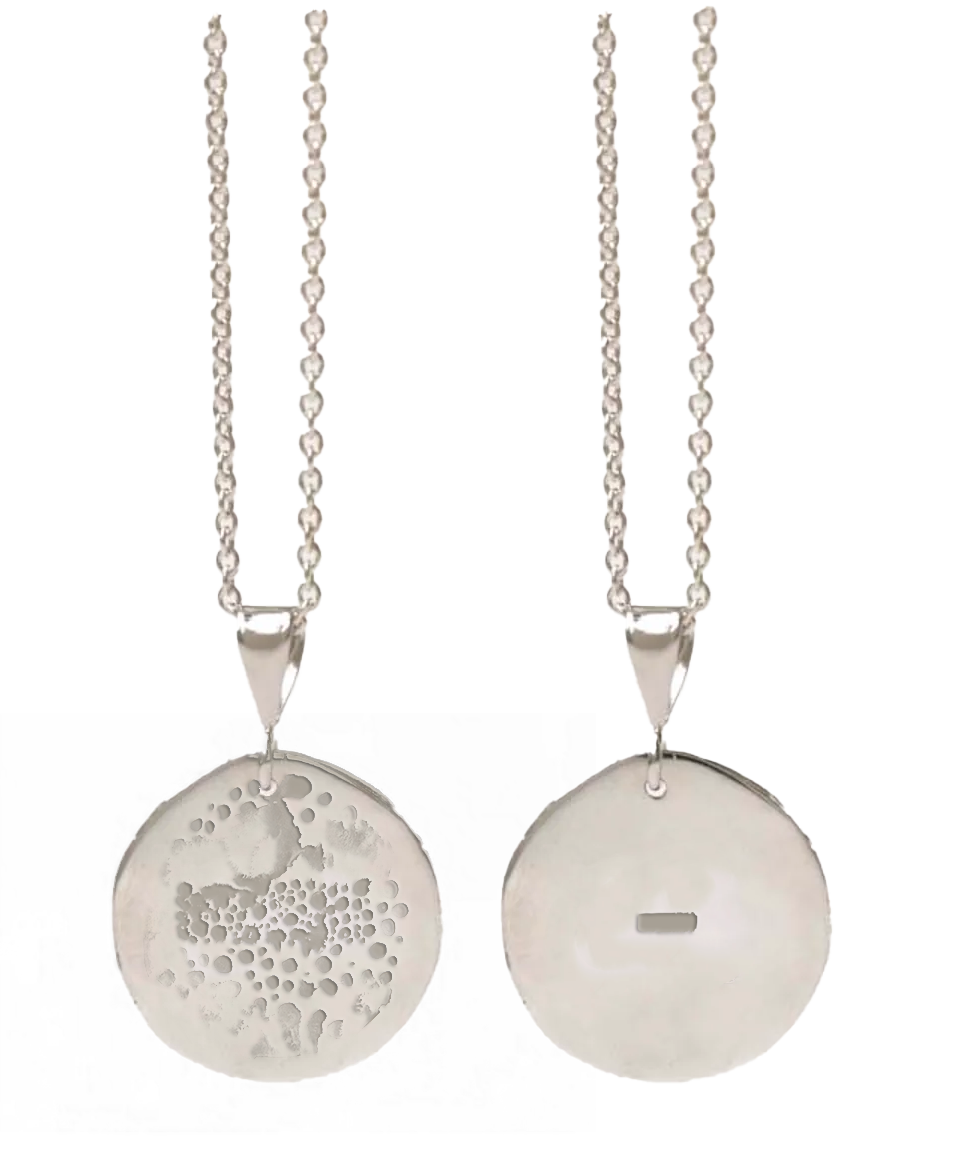 カラーブラインド・ディスク・ネックレス