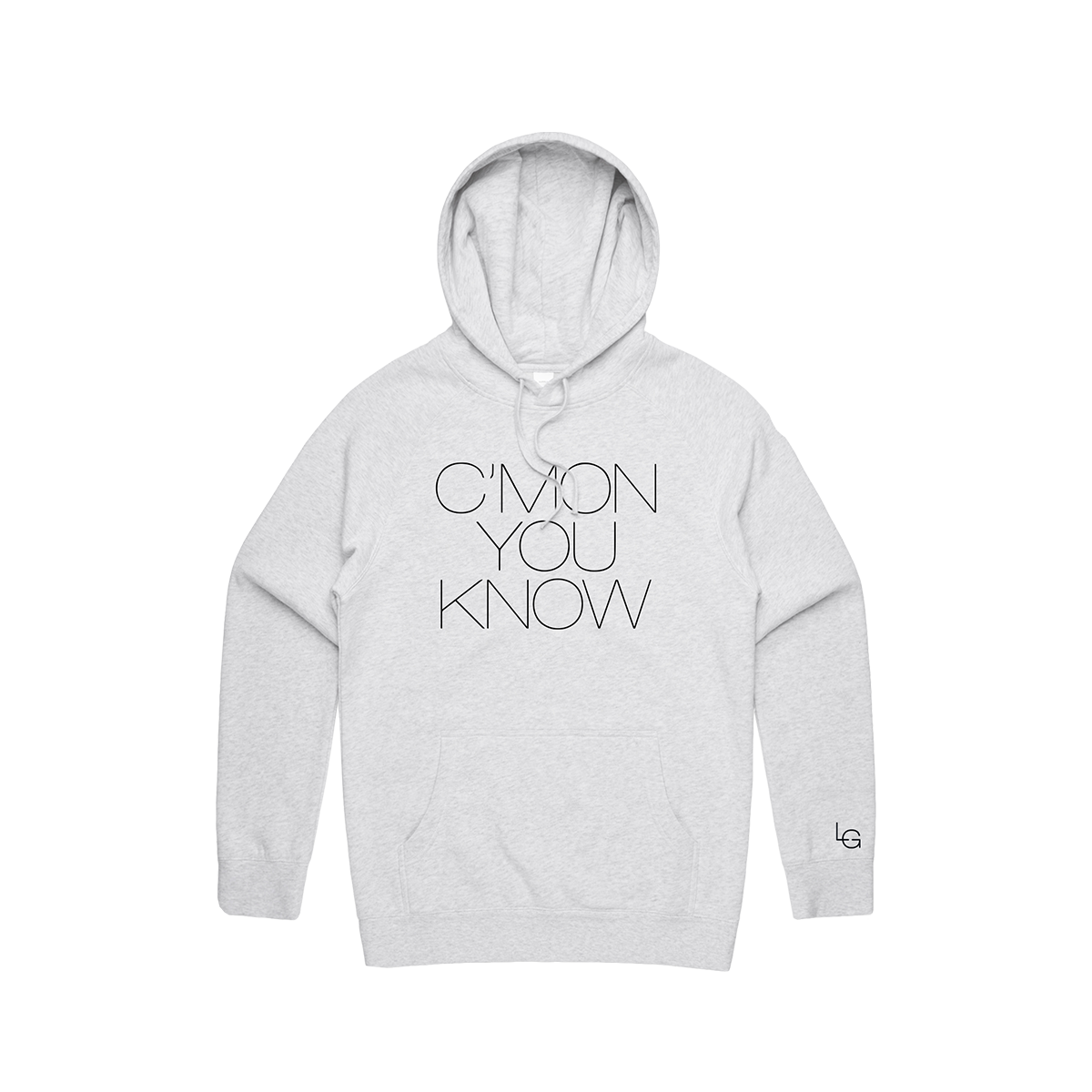 C'MON YOU KNOW Hoodie Grey