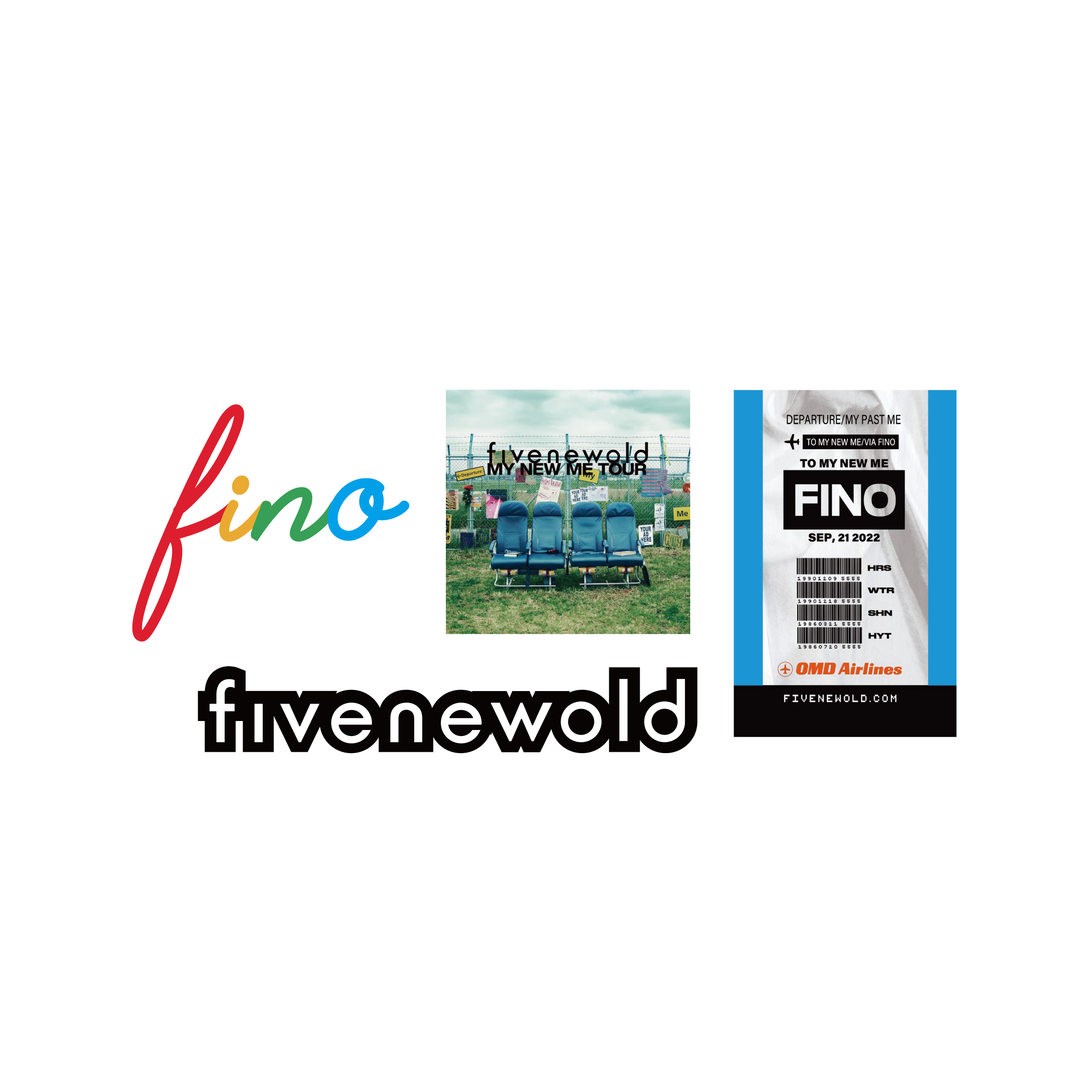 "My New Me" Sticker Set(4pc)