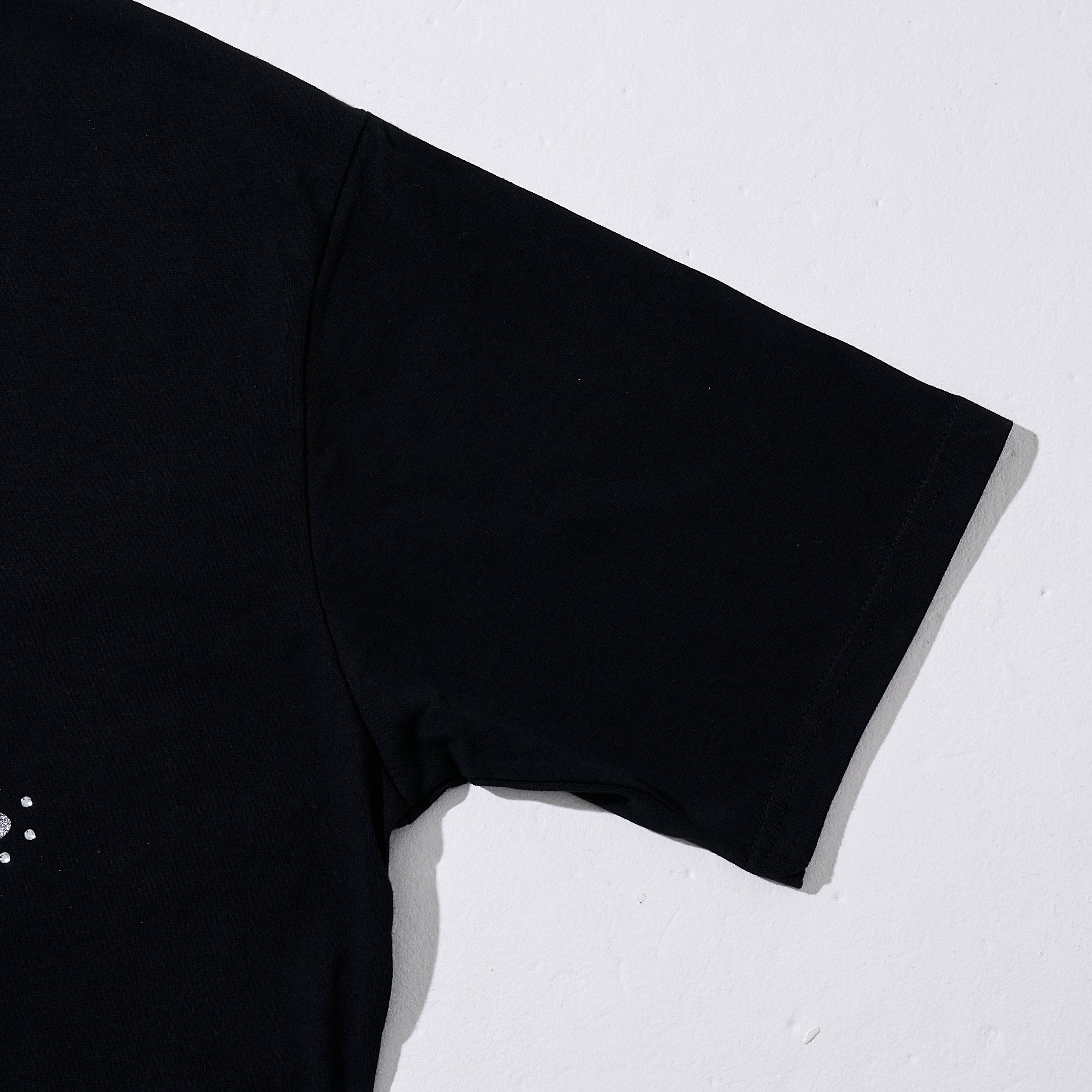 Glitter T-SHIRT Black