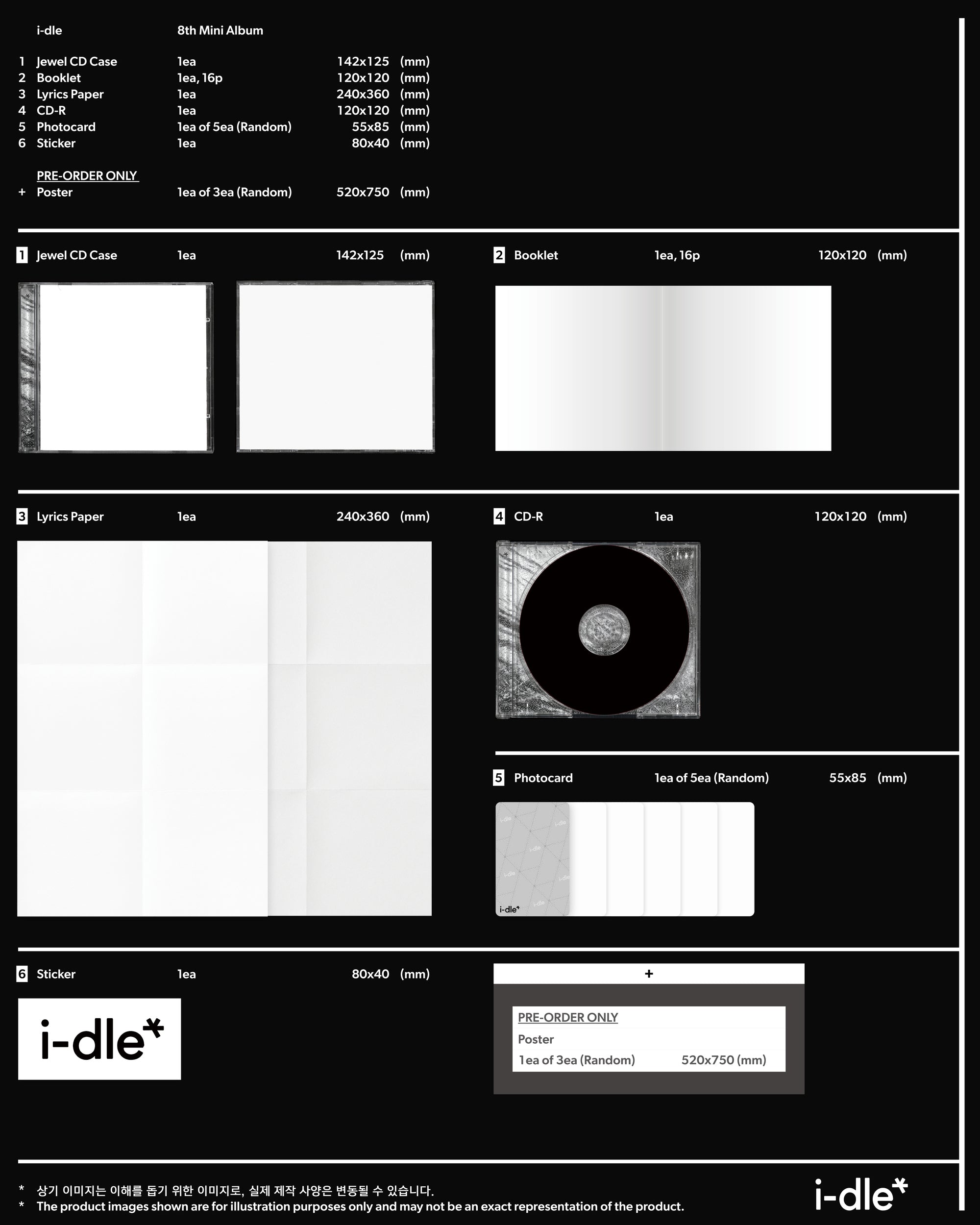 8th Mini Album 4形態SET（全3種SET＋Special Jewel Ver