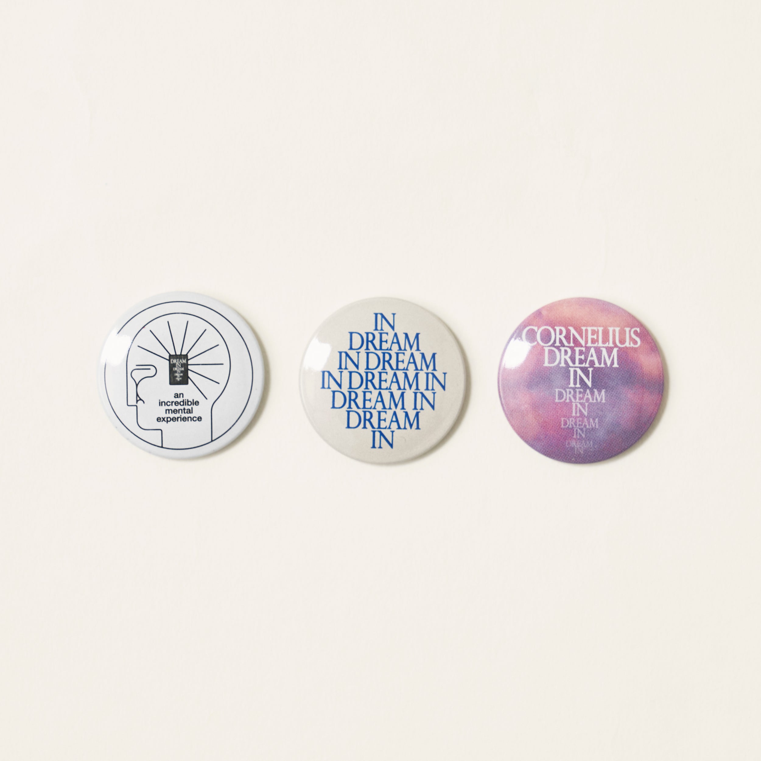 夢中夢 TOUR BADGE SET – ワーナーミュージック・ストア
