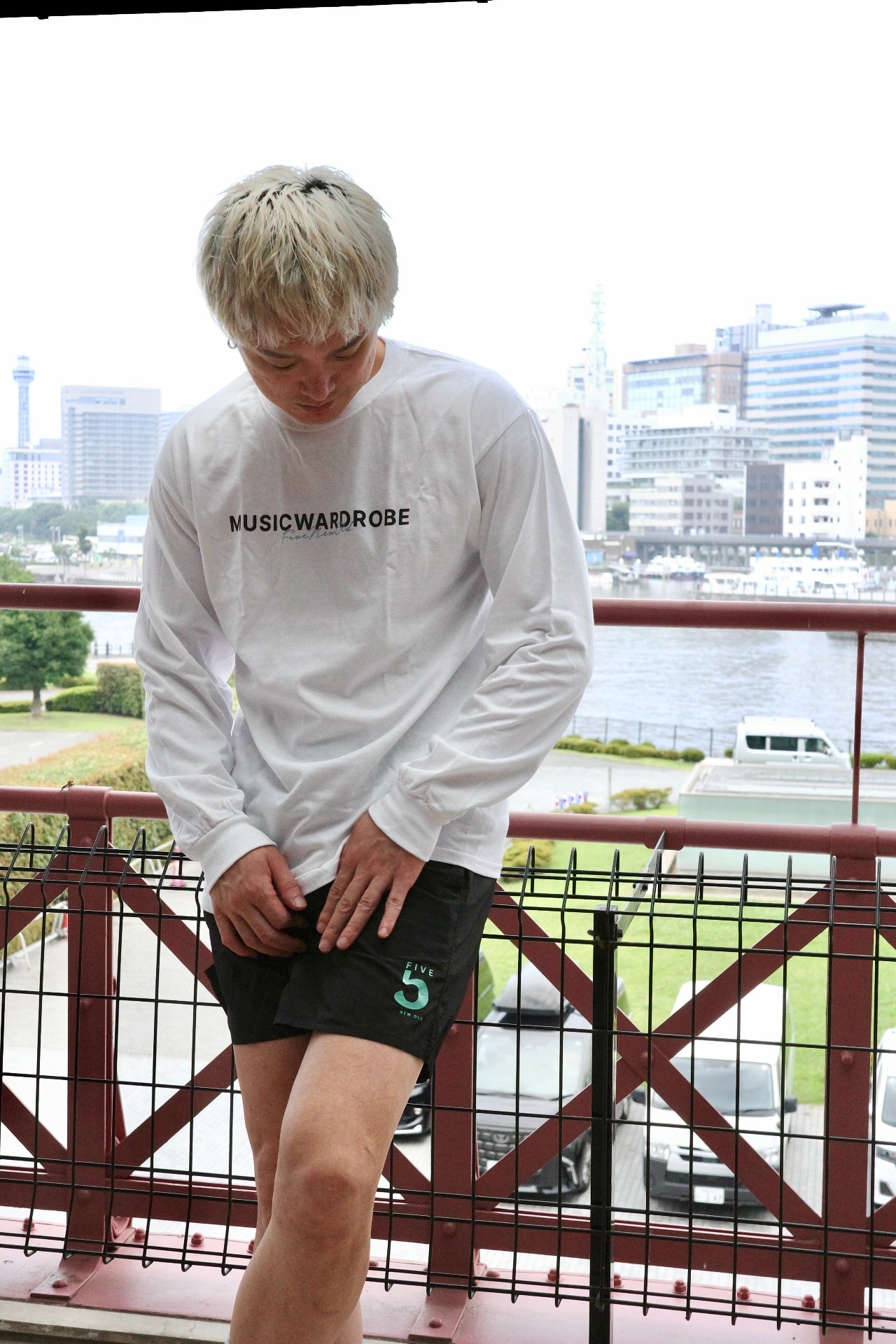 【30%OFFセール対象】MUSIC WARDROBE Long Sleeve T-shirts [White]