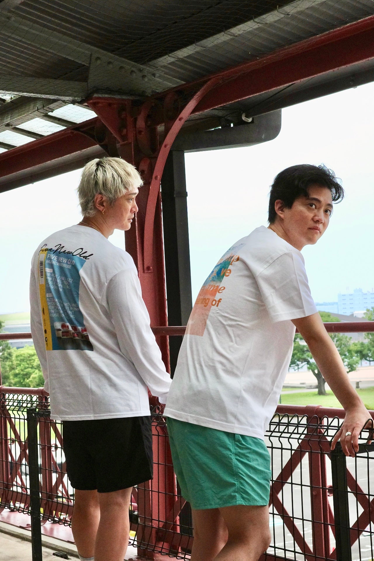 【30%OFFセール対象】MUSIC WARDROBE Long Sleeve T-shirts [White]