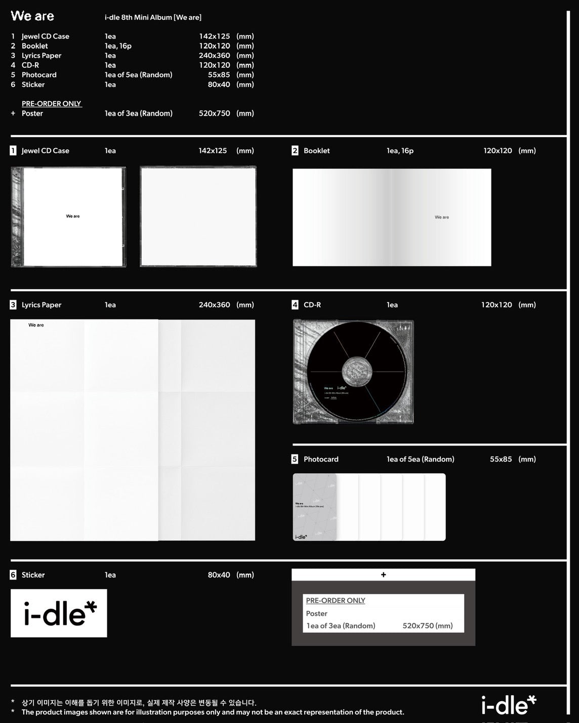 We are：8th Mini Album 4形態SET（全3種SET＋Special Jewel Ver.）　