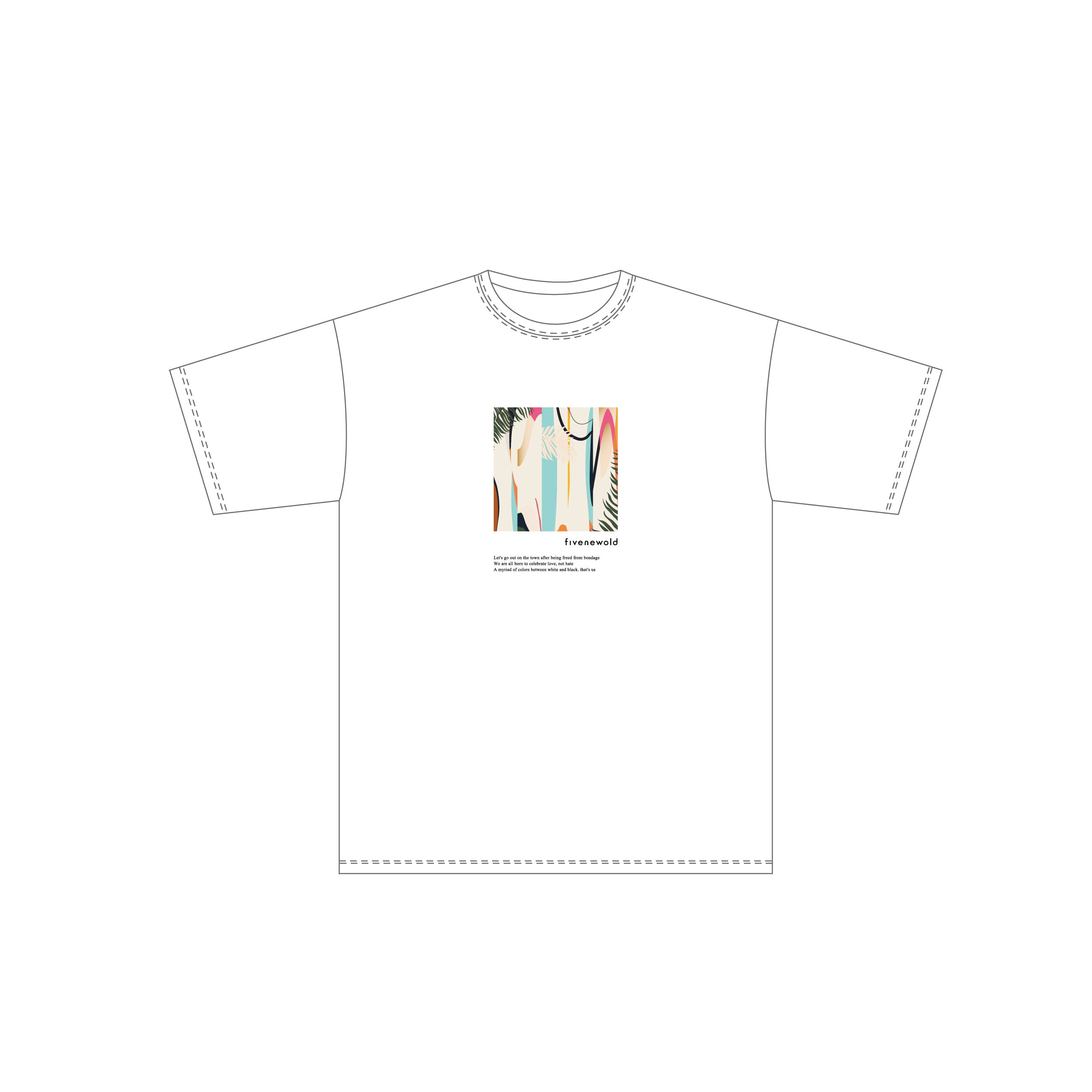 "Painting The Town" T-shirts[White]