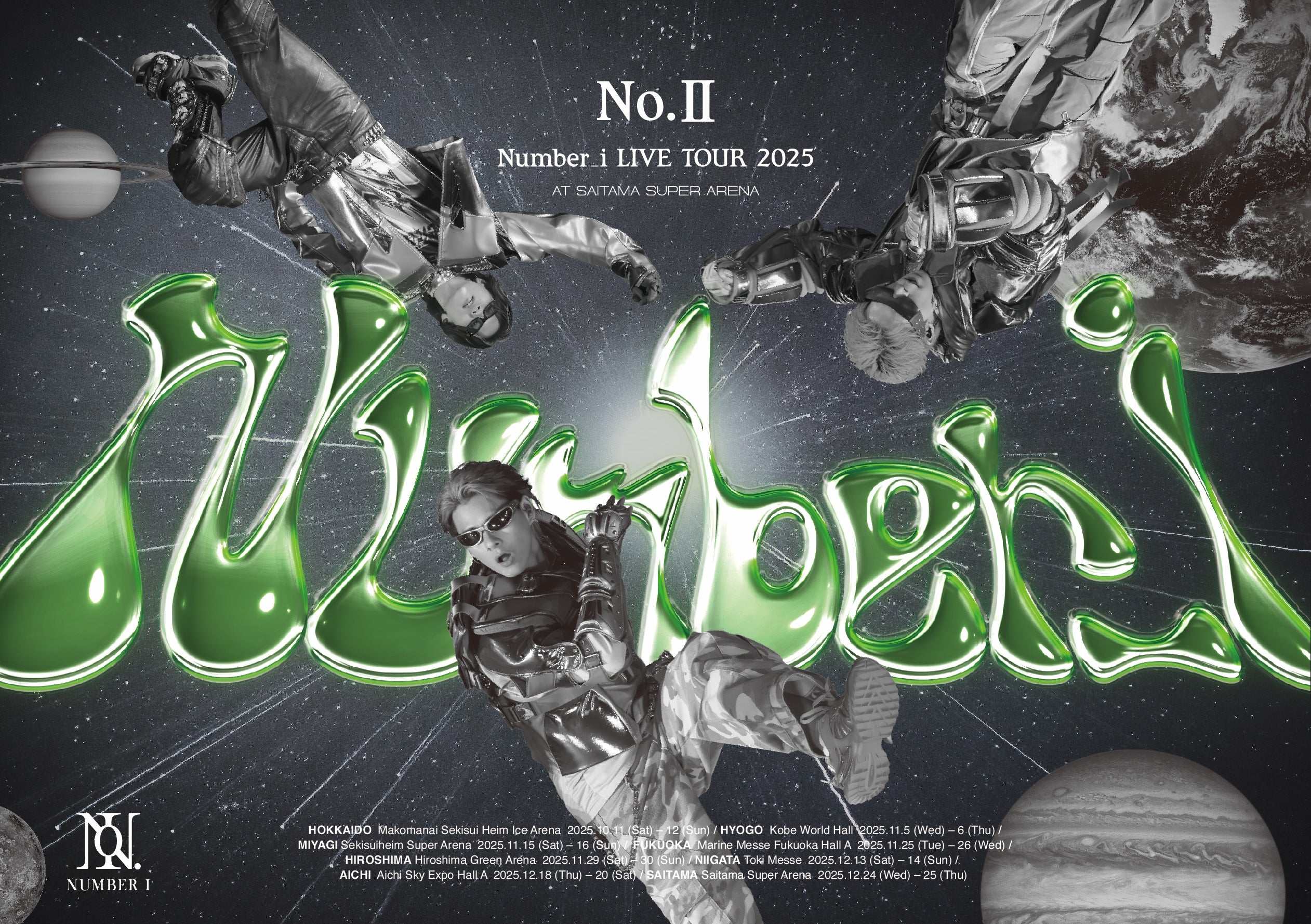Number_i LIVE TOUR 2025 No.Ⅱ　通常盤DVD