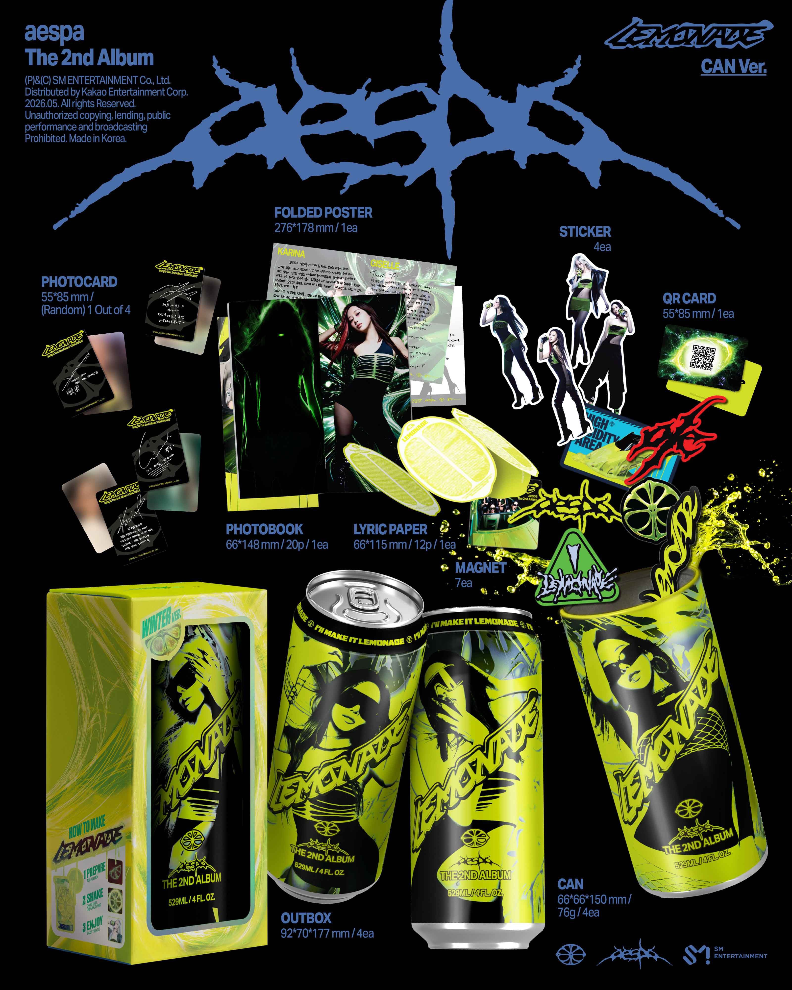 The 2nd Album 'LEMONADE' (CAN Ver.)(SMART ALBUM) – ワーナー