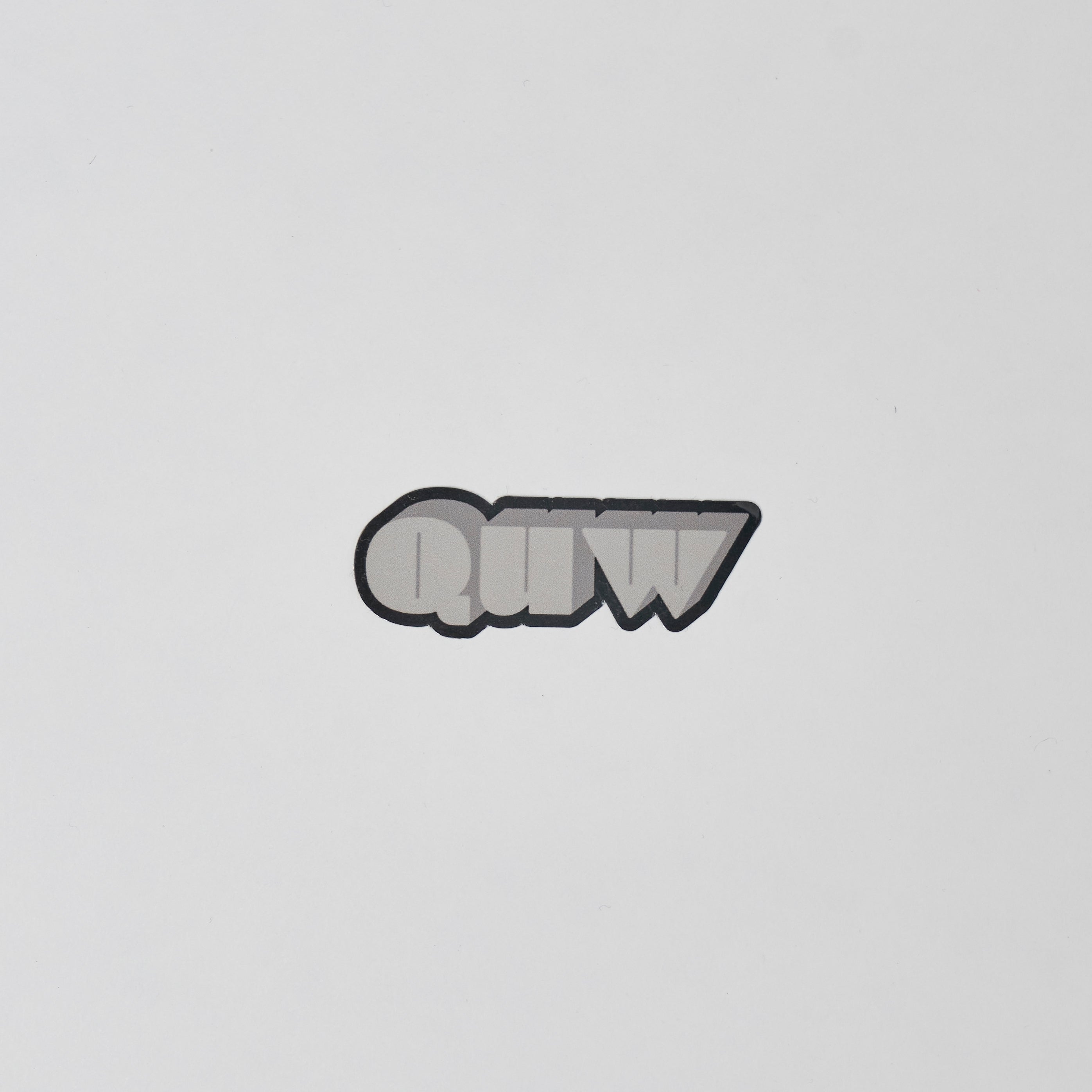 Quw flake sticker set