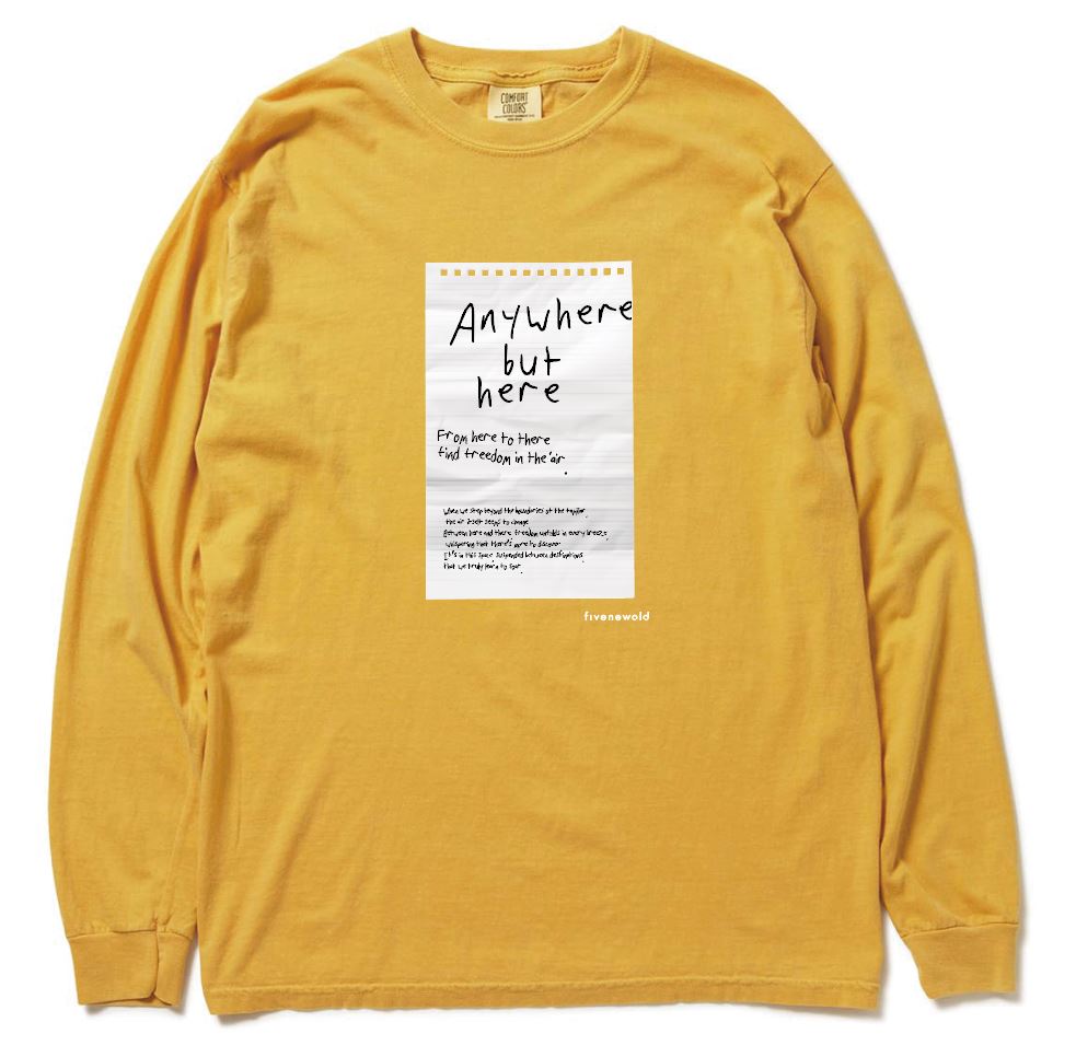 Anywhere but here Long Sleeve[Mustard]