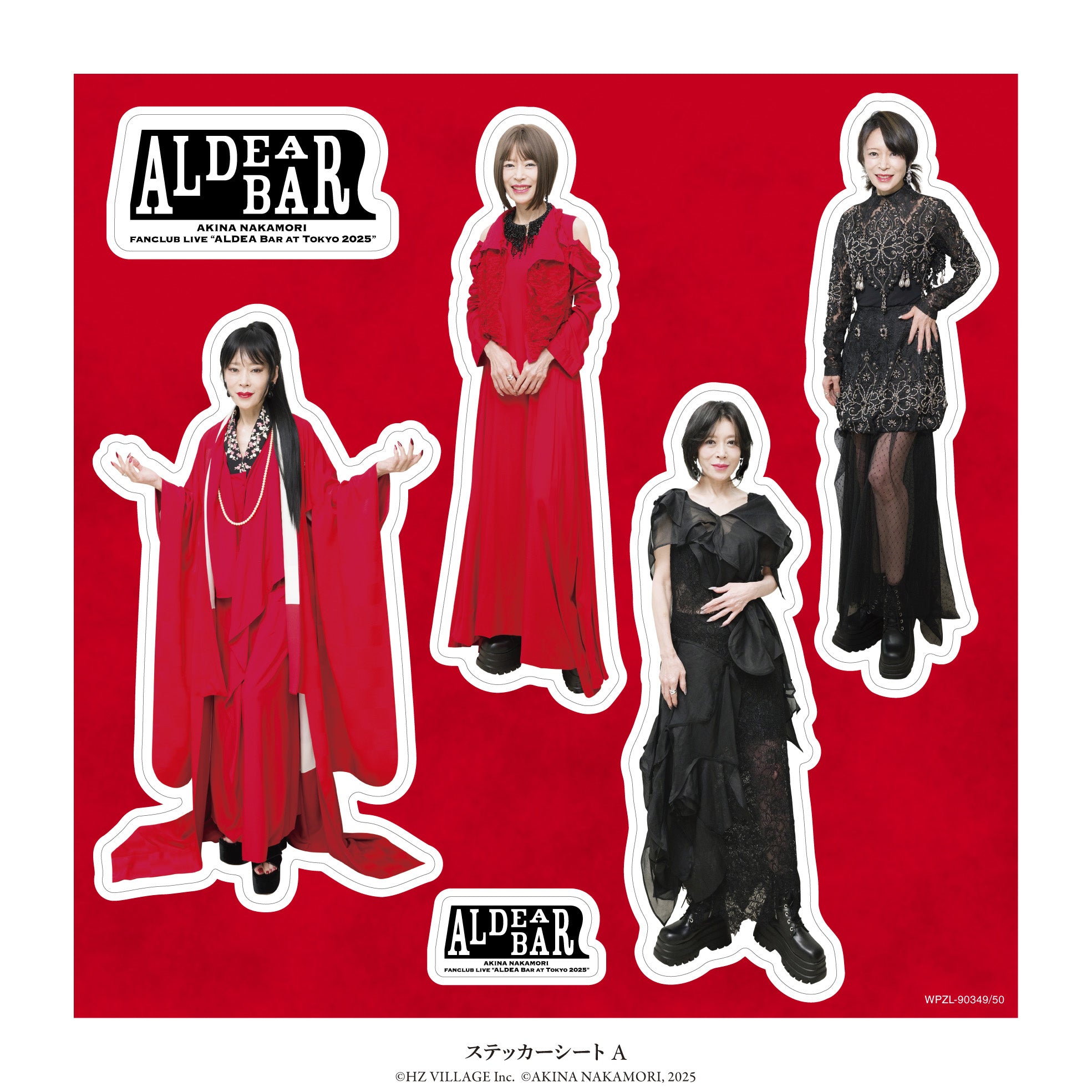 FANCLUB LIVE「ALDEA Bar at Tokyo 2025」【2枚組完全生産限定BOX(Blu-ray＋CD＋アクリルスタンド2体[RED×RED]＋ステッカーシートA)】