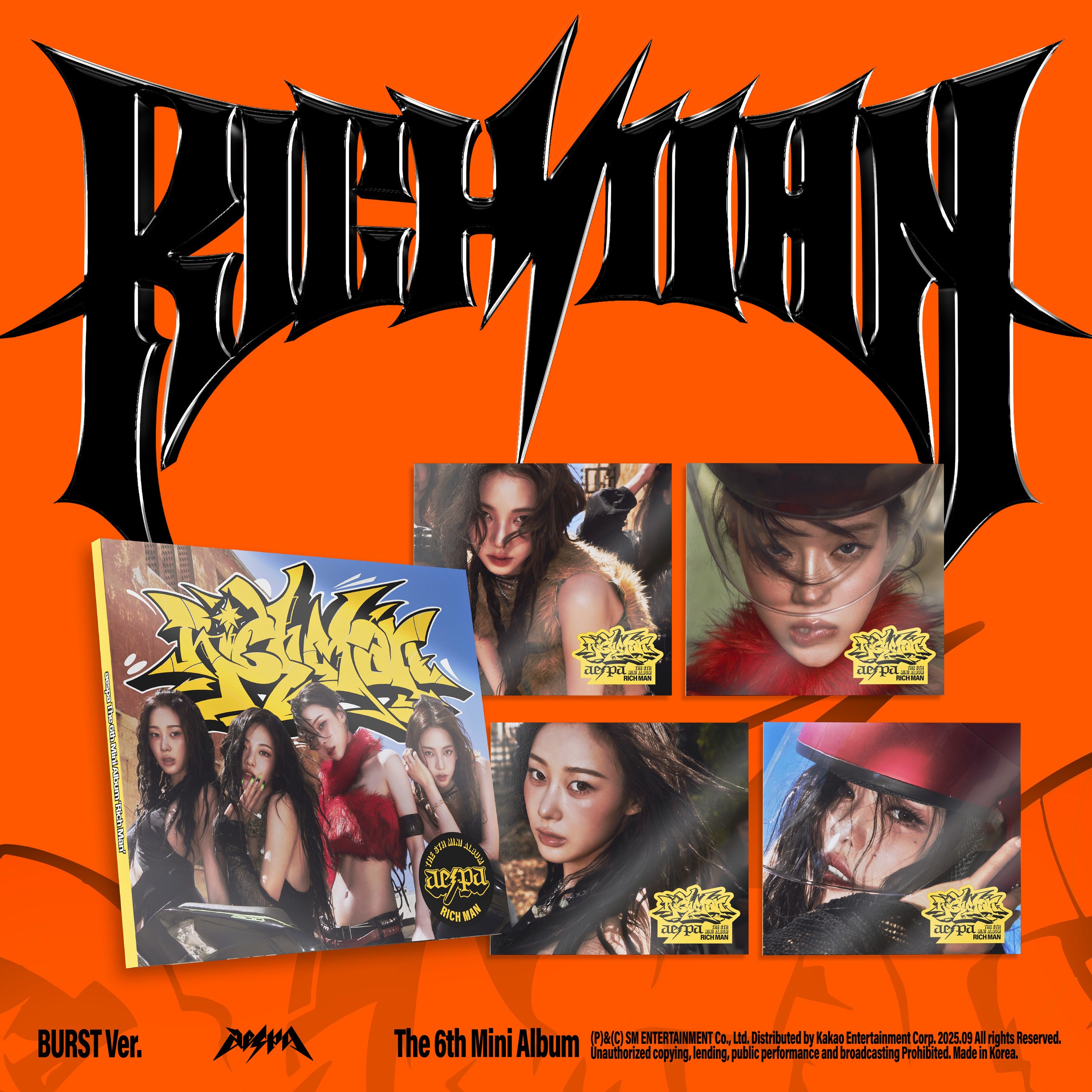 Rich Man - The 6th Mini Album (BURST Ver.)