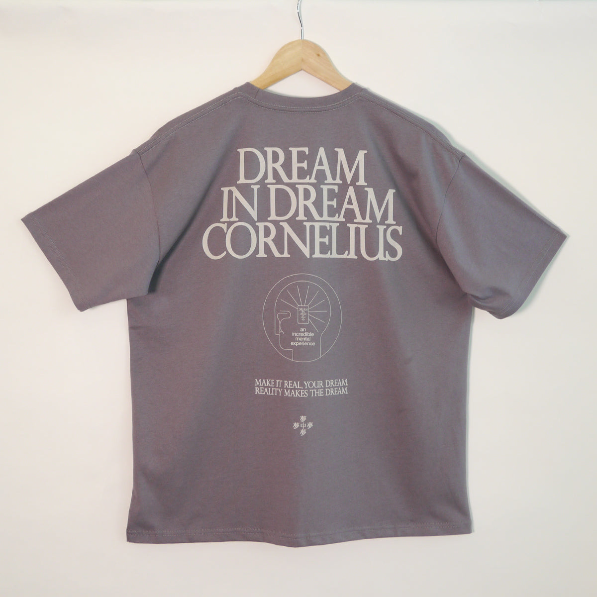 夢中夢 TOUR T-SHIRT (cement×white) – ワーナーミュージック・ストア