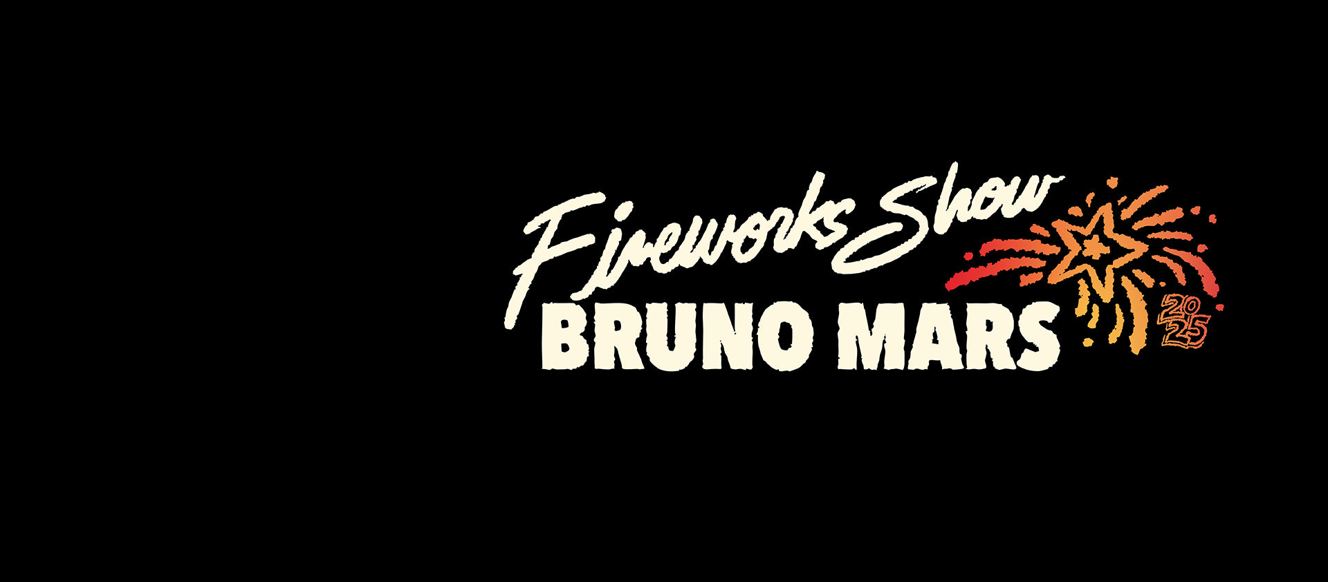 Bruno Mars | “ブルーノ花火“限定のオリジナルグッズ販売開始！