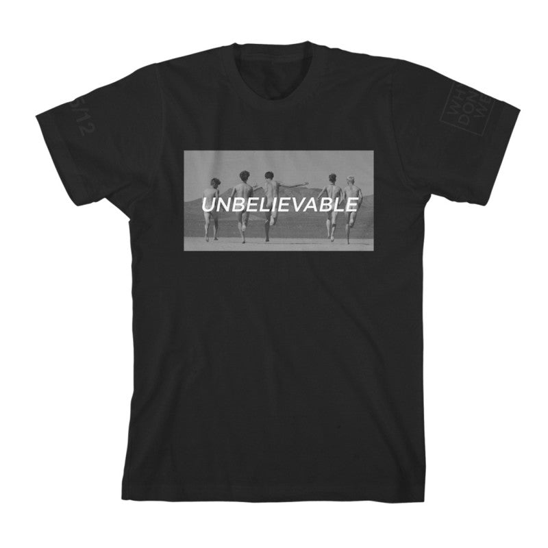 アンビリーバブル・ユニセックスTシャツ（黒）