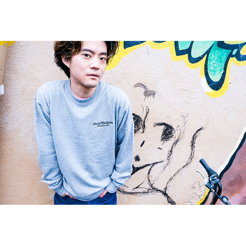 Head Phone Crew Neck Sweat [Black]