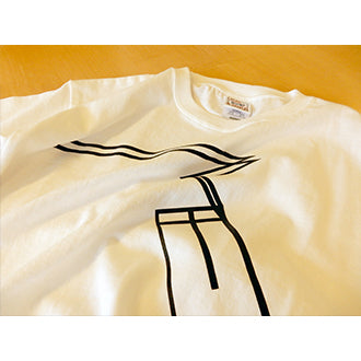 Tシャツ META斜め（ホワイト）