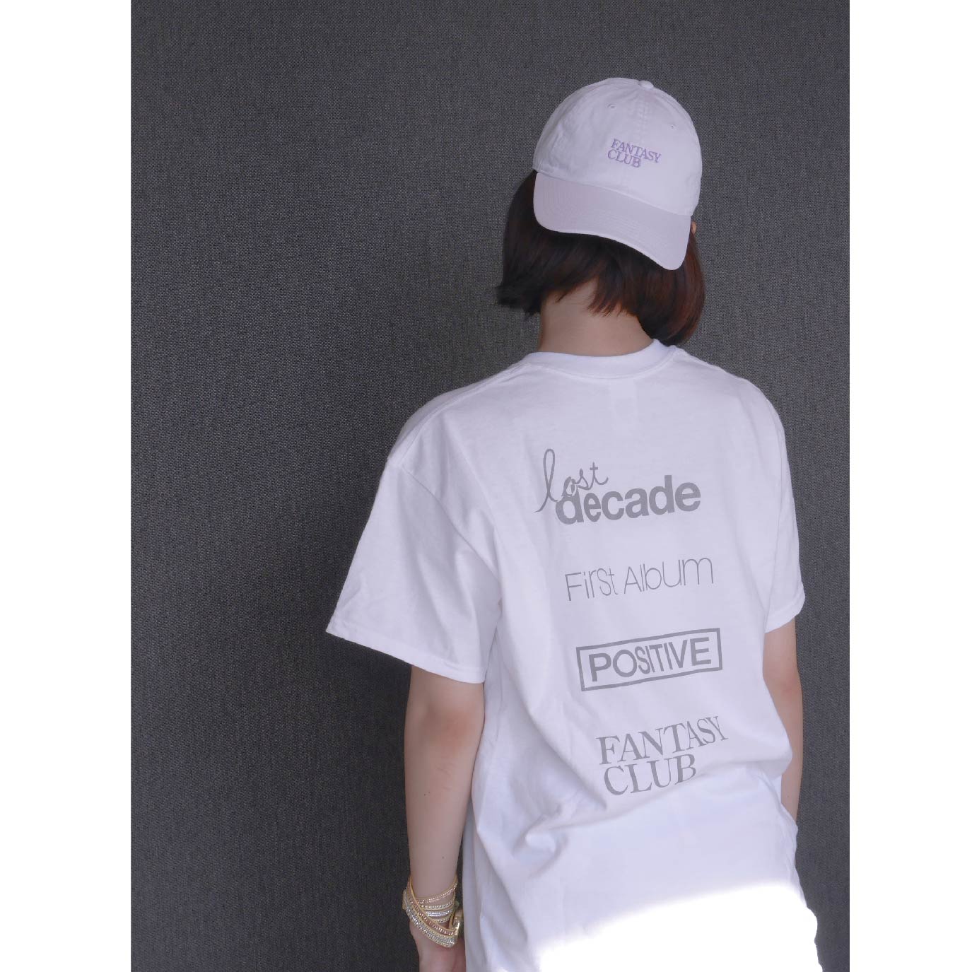 Discography T-Shirts　WHITE