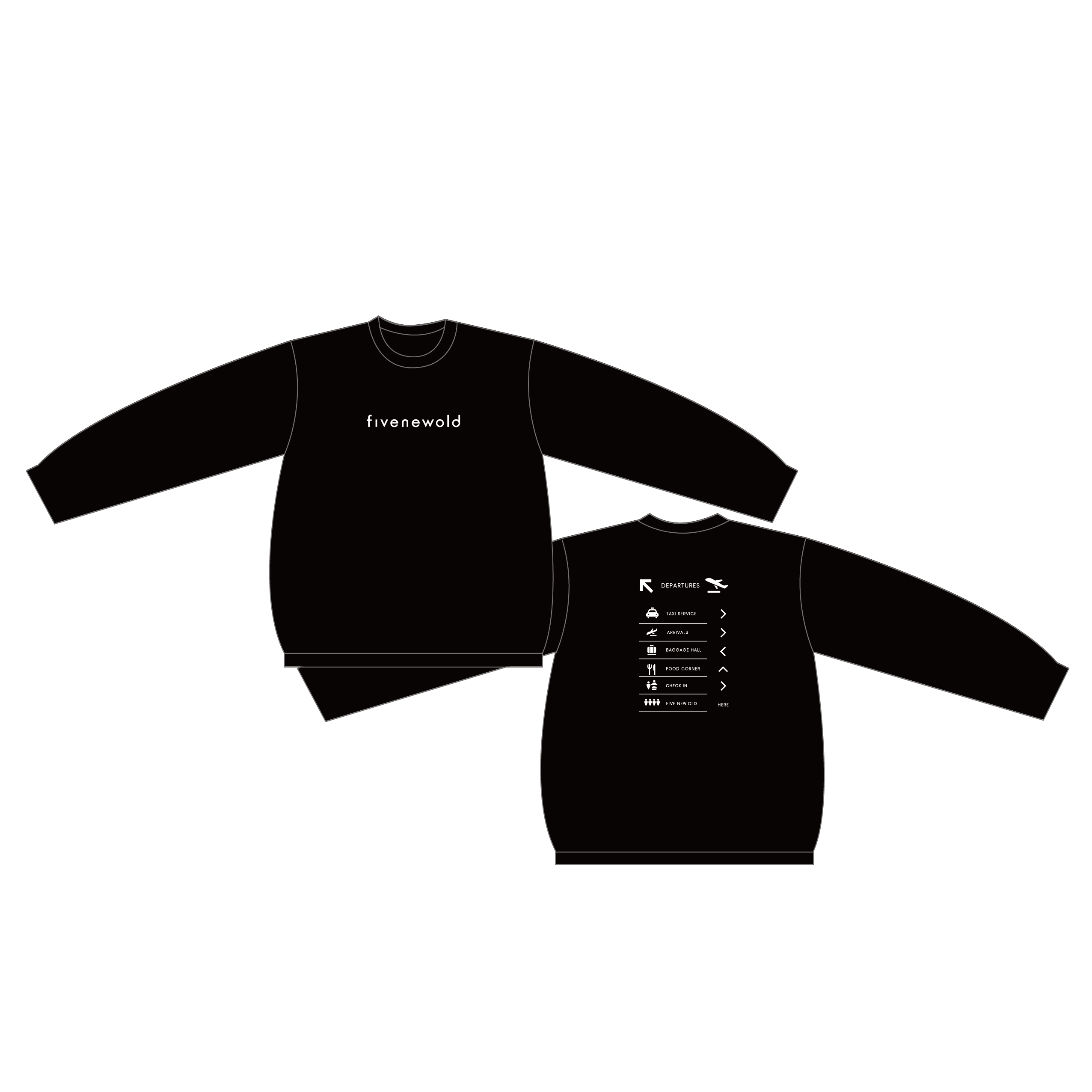 Departure Long Sleeve Shirts[Black]